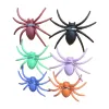 Colorful plastic spider decorations, Halloween home furnishings, creative and fun small items Item Picture
